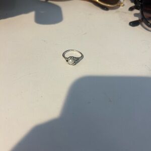 Pandora Silver Ring with White Pearl